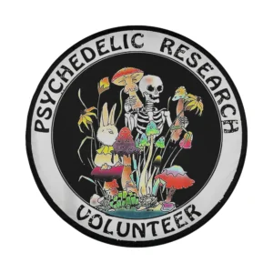 psychedelic skeleton rabbit mushroom art spare tire cover design only