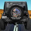 vintage americana skull stars don't try that spare tire cover no camera hole