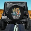 Surfboards Wave Sunset Laguna Beach Spare Tire Cover No Camera Hole