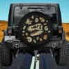 t-rex skeleton crystals fossil dinosaur spare tire cover no camera hole