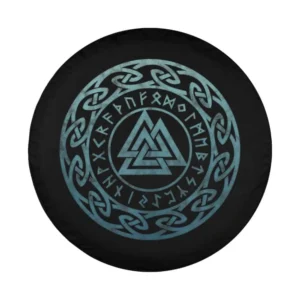 Valknut Odin Celtic Knot Viking Norse Mythology Symbol design for spare tire cover