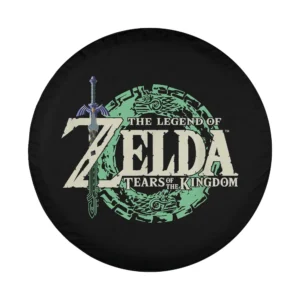 zelda master sword glyph logo design for spare tire cover