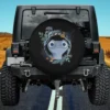 Bruni salamander watercolor forest Disney Frozen 2 spare tire cover no camera hole on Jeep