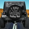 camper trailer mountains camping humor spare tire cover no camera hole