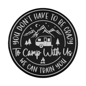 camper trailer mountains funny camping quote design only