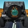 Campfire mountain tents forest camping spare tire cover with no camera hole