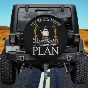 campfire kettle tree branch camping retirement plan spare tire cover no camera hole