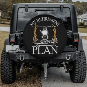 campfire kettle tree branch camping retirement plan spare tire cover with camera hole