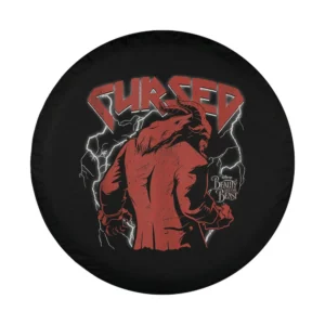 Cursed Beast lightning Disney Beauty and the Beast spare tire cover design only