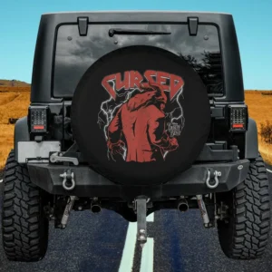 Cursed Beast with lightning Disney Beauty and the Beast spare tire cover no camera hole