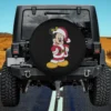 Santa Suit Holly Mickey Mouse Holiday Spare Tire Cover