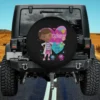 Doc McStuffins purple heart doctor Disney spare tire cover no camera hole for Jeep