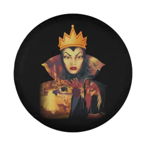 evil queen glare and poison apple disney villain design artwork