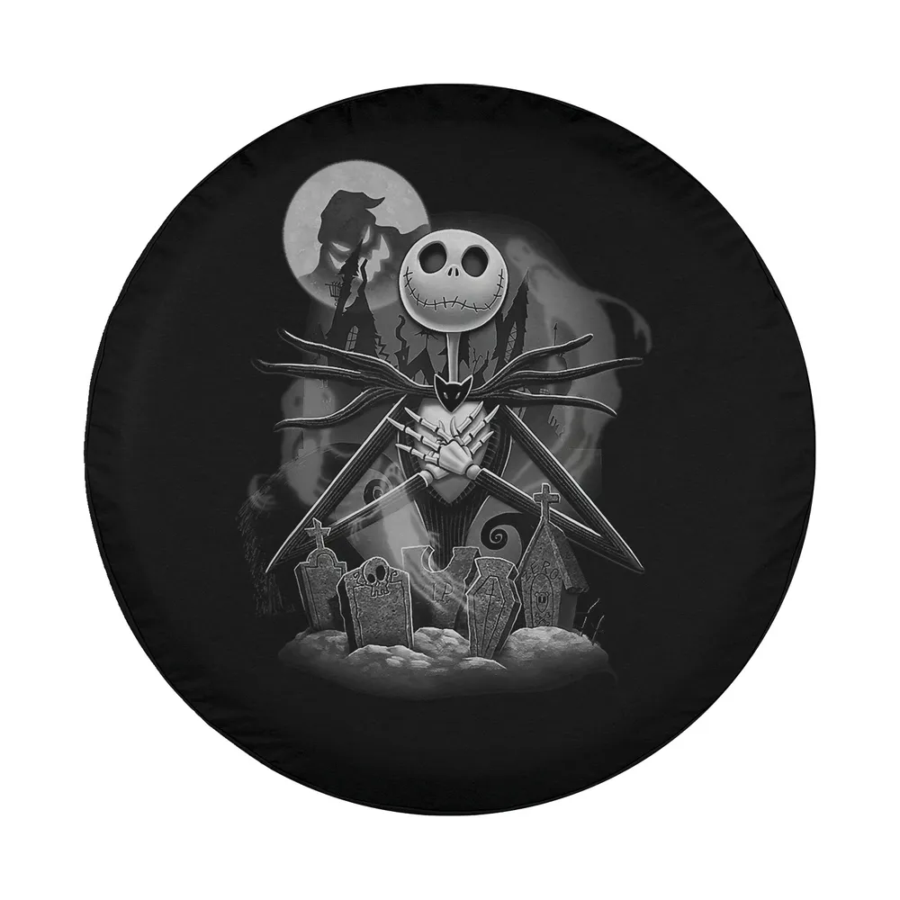 Nightmare Before Christmas Jack Skellington graveyard moon night scene design only