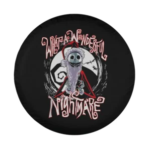 Jack Skellington Santa Claus moon nightmare spare tire cover design only