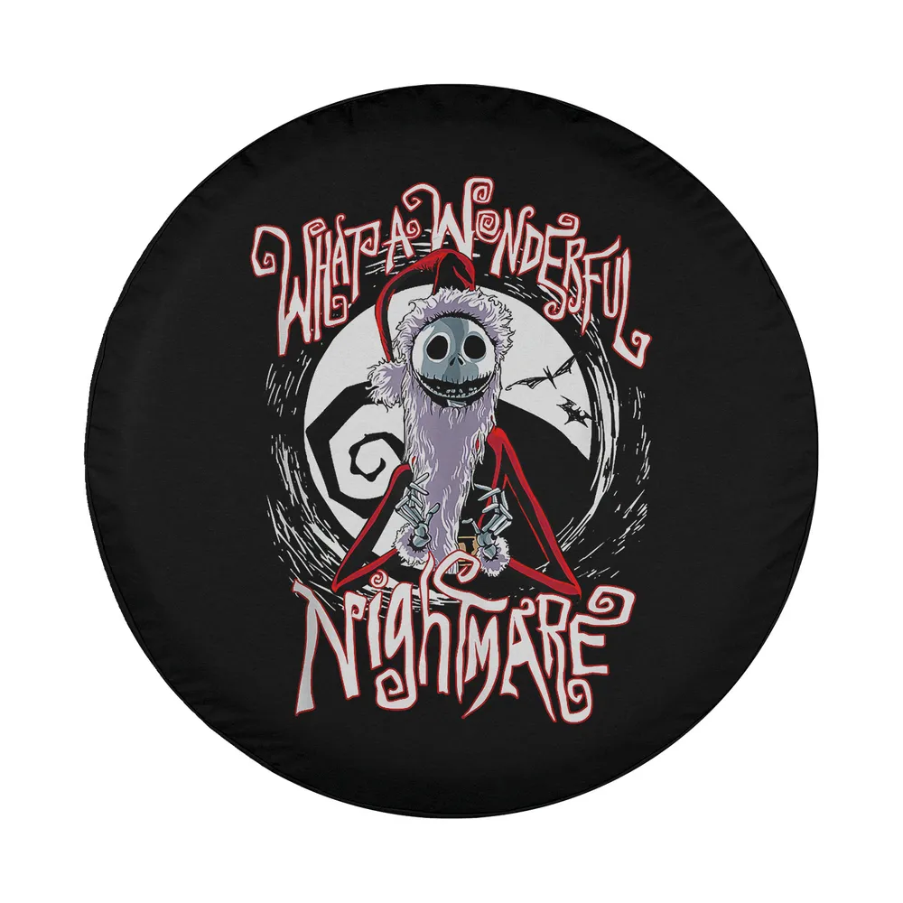 Jack Skellington Santa Claus moon nightmare spare tire cover design only