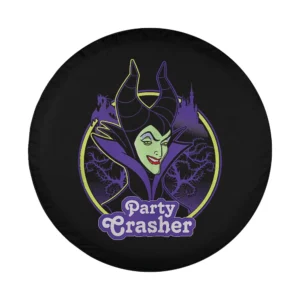 Maleficent thorny castle party crasher design art for spare tire cover