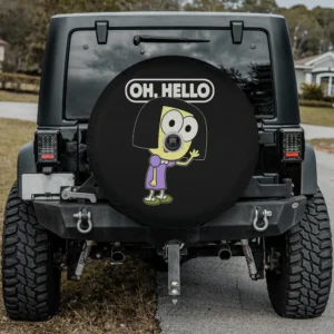 oh hello tilly big city greens cartoon spare tire cover with camera hole for SUV