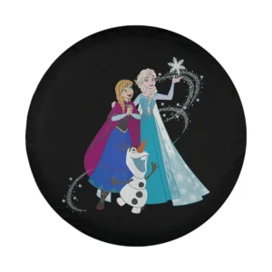 olaf snowflake sisters portrait disney frozen design for spare tire cover