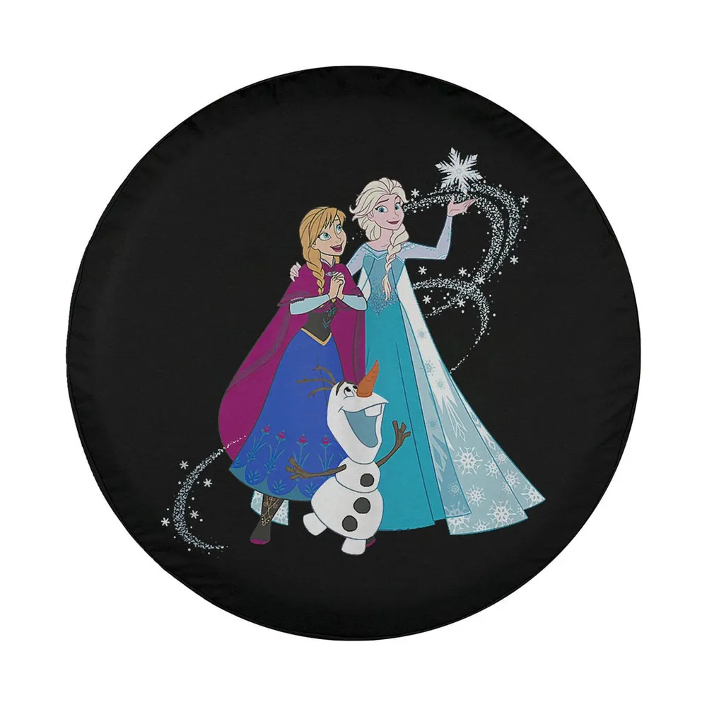 olaf snowflake sisters portrait disney frozen design for spare tire cover