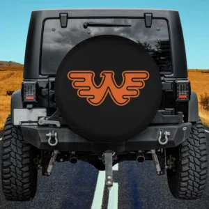 orange retro W logo Waylon Jennings spare tire cover no camera hole for G-Wagon