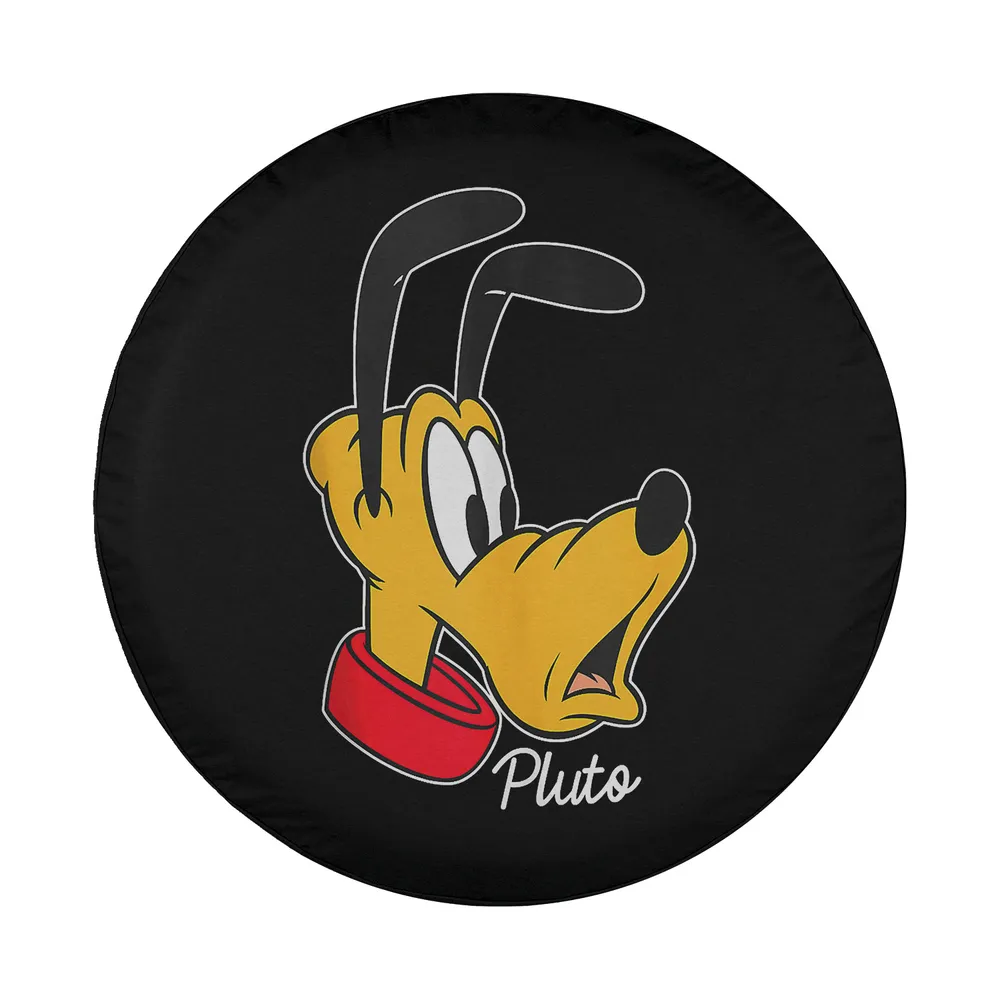 Pluto big face red collar Disney design for custom spare tire cover