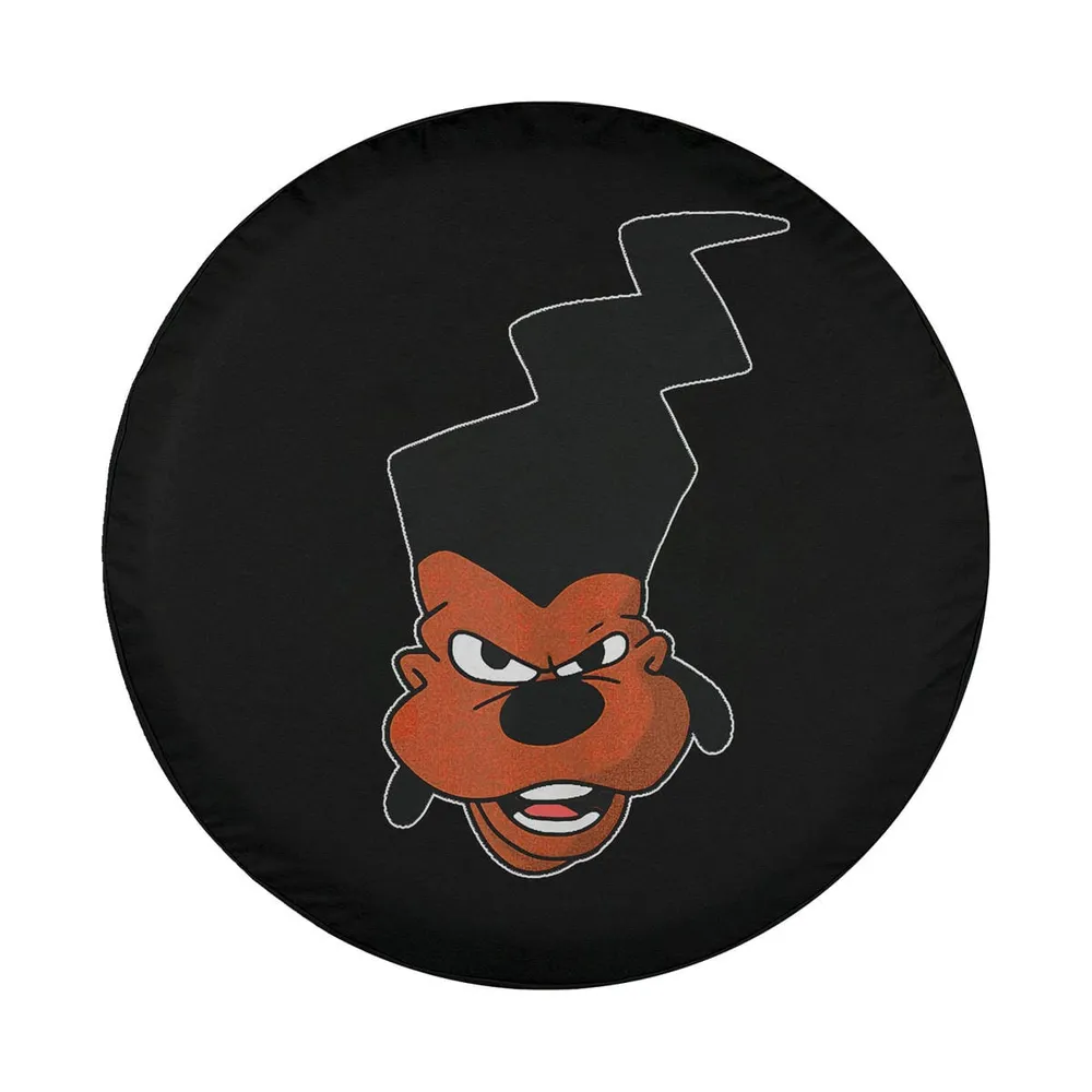 Powerline zigzag hair Goofy Movie floating cartoon head graphic design only