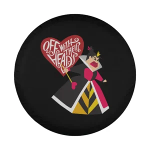 Queen of Hearts heart speech bubble Alice in Wonderland design only