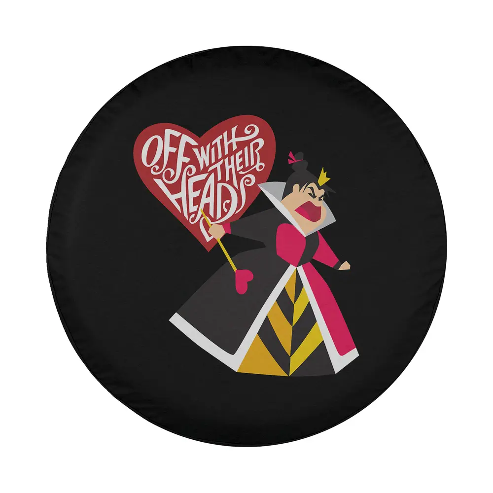 Queen of Hearts heart speech bubble Alice in Wonderland design only