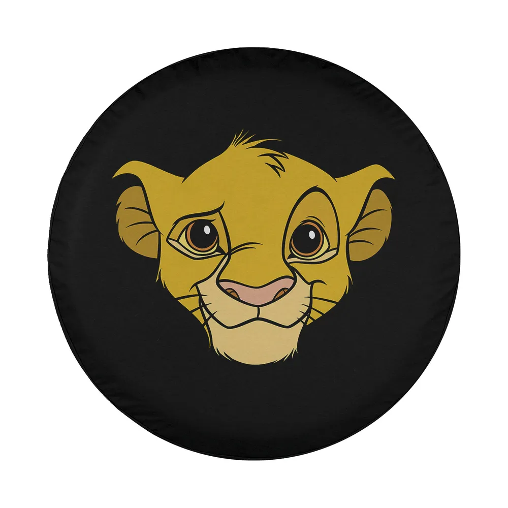 Simba face portrait Lion King movie logo design only