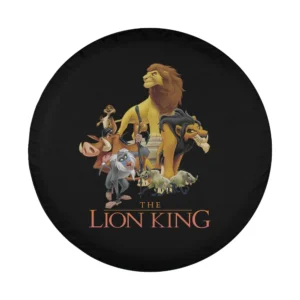 simba scar character group lion king spare tire cover design only