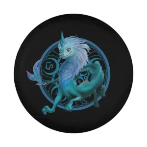 Sisu dragon mystical rune Disney Raya design only spare tire cover artwork