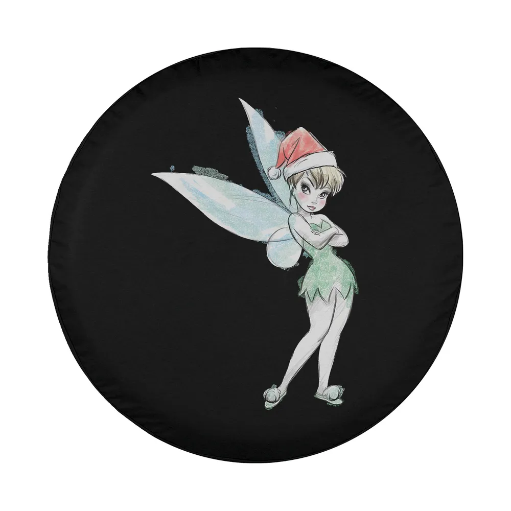 Tinker Bell Santa hat fairy wings design closeup