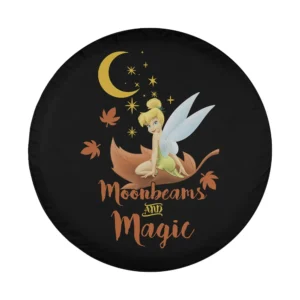Tinkerbell crescent moon stars Disney design for spare tire cover