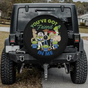 youve got a friend toy story group shot spare tire cover with camera hole