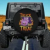 Vampire truck flames Disney Pixar Cars Halloween spare tire cover no camera hole
