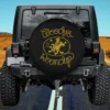 Woody rope lettering cowboy horse Toy Story spare tire cover without camera hole on Jeep